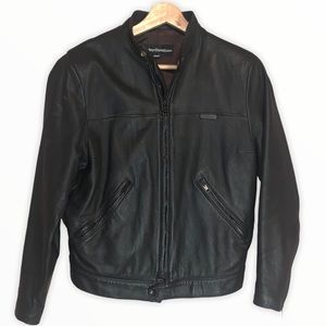 Vintage Harley Davidson Leather Motorcycle Jacket